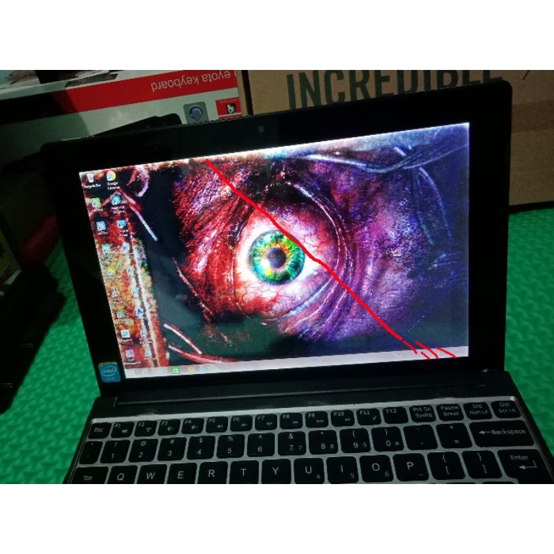 Notebook tablet Acer one 10 2in1 window10 layar sentuh