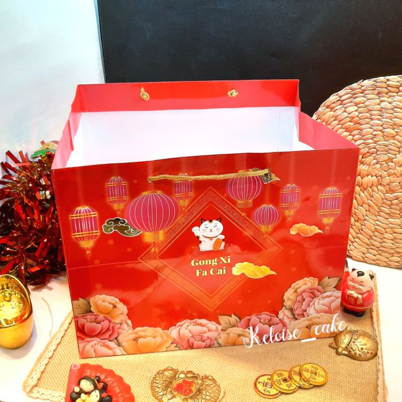 

PAPERBAG CNY IMLEK/SINCIA/CHINESE NEW YEAR UKR 31x26x25 (JUMBO)