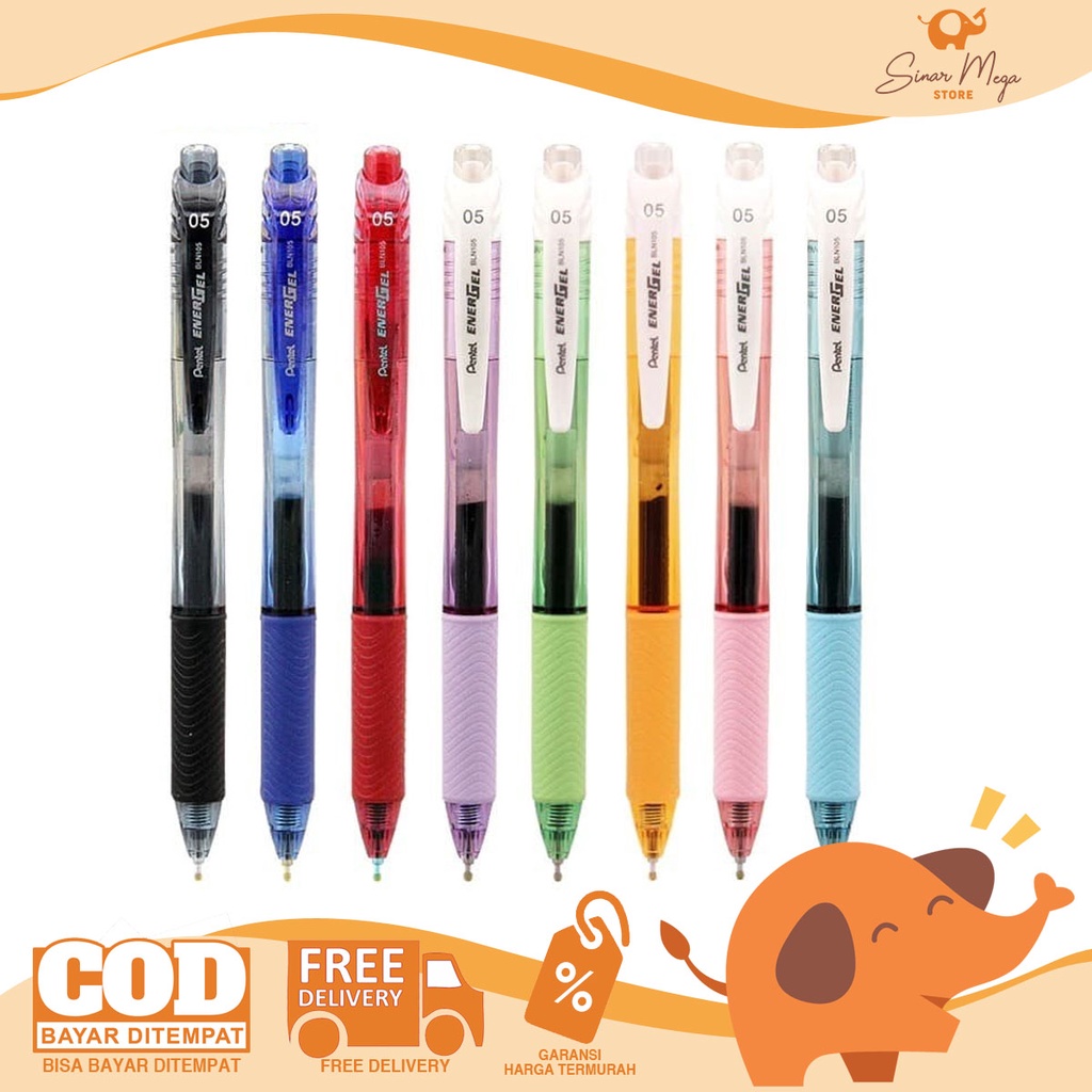

Pentel Energel BLN105 Pulpen Gel Pen Murah Berkualitas