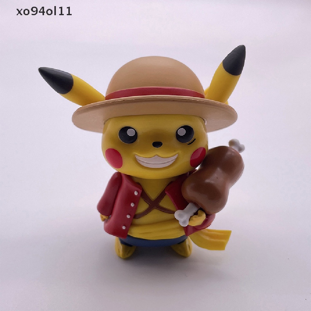 Xo Anime Pokemon Figure Pikachu Cosplay One Piece Luffy Dragon Ball Buu Figure Mainan OL