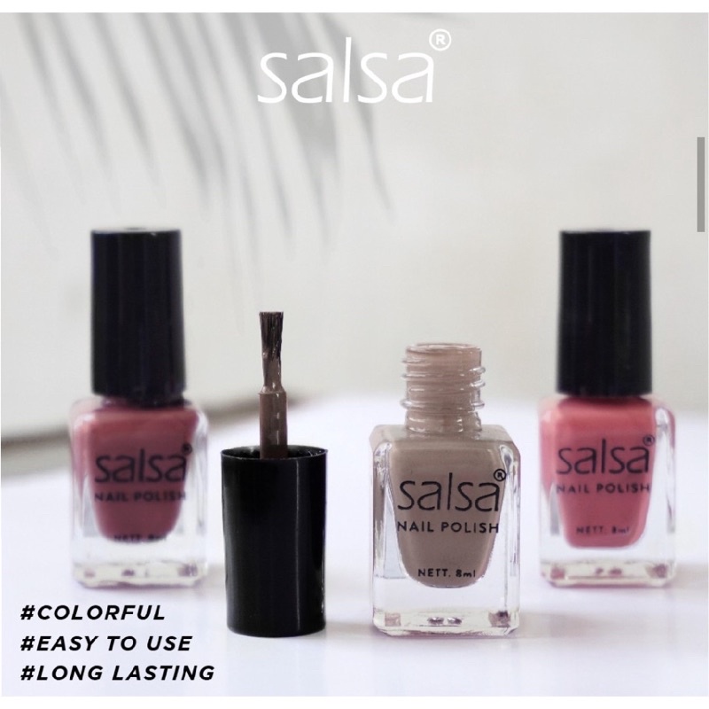 SALSA NAIL POLISH NUDE&amp;CLEAR