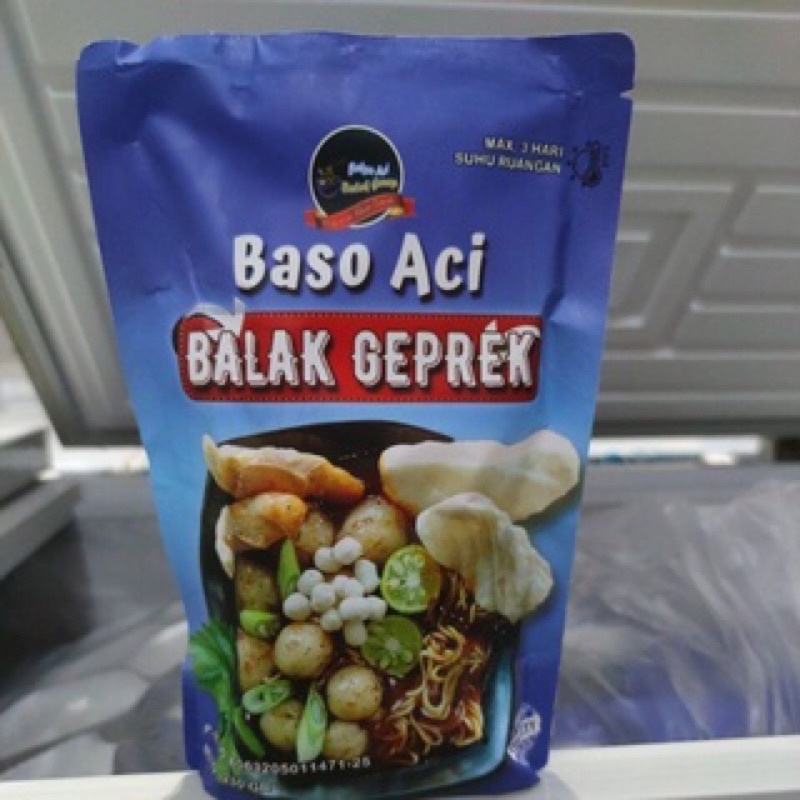 

baso aci balak geprek