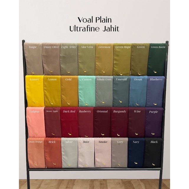 [READYYY] Mylady Hijab Plain Polos Jahit Voal Ultrafine by Myladyhijab dark mustard silver broken