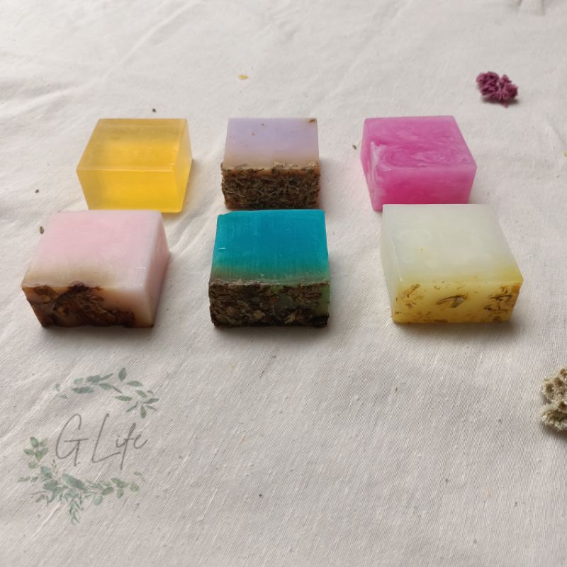 (BONUS KANTONG SABUN) Natural Sop Bar 100gr, Sabun Organic GLife, Sabun Mandi Souvenir