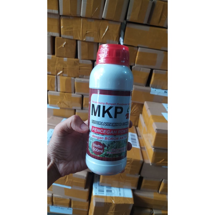 Pupuk MKP Cair New 500ML Obat Semprot Pencegah Rontok Bunga dan Buah Tanaman Sayuran Tomat - Pupuk Anti Rontok Bunga dan Buah Tanaman Tomat -  Pupuk Pembesar Buah Tomat yang Bagus dan Ampuh MURAH TERLARIS