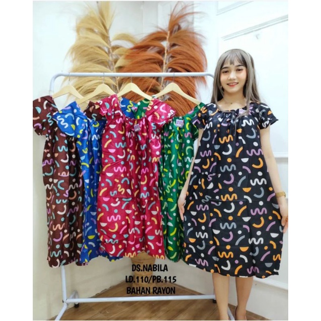 konveksi daster/grosir daster/dress korea/homedress/daster rayon busui jumbo/daster remaja