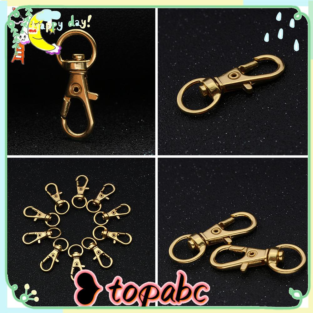 Top Key Ring Unisex Klip Jepit Lobster Putar