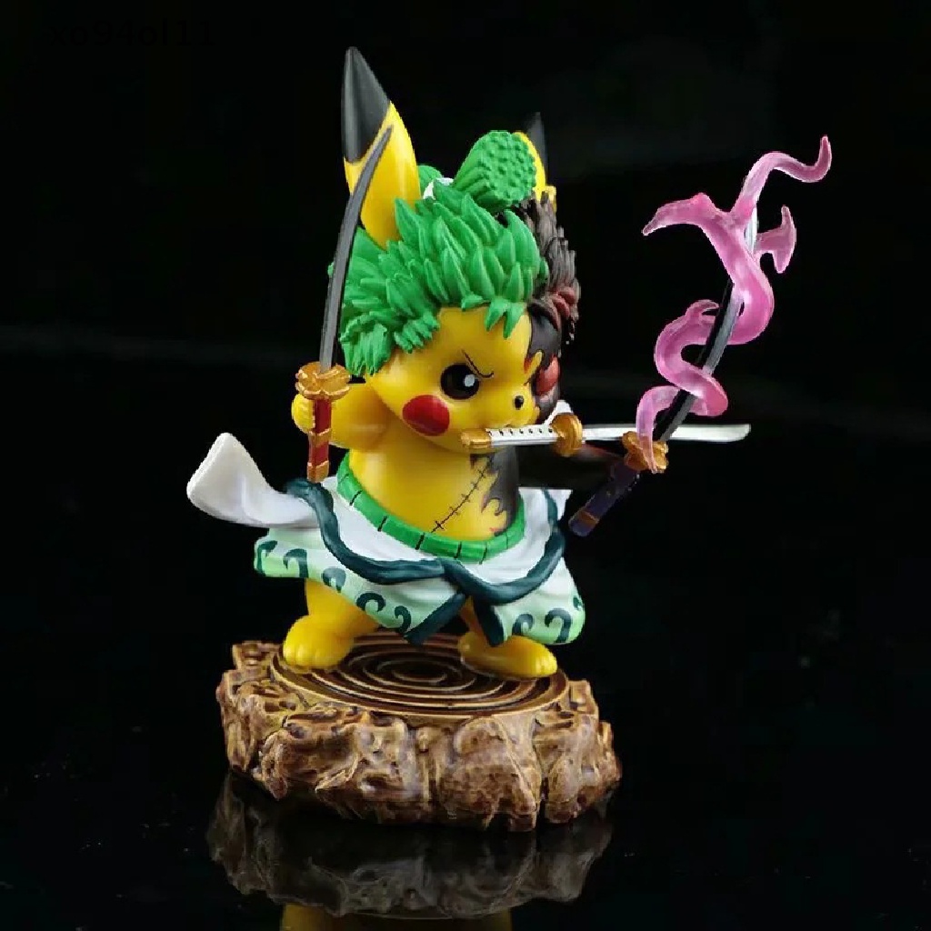 Xo Anime Pokemon Pikachu Cosplay Roronoa Zoro ONE PIECE GK Collection Hadiah Ulang Tahun OL