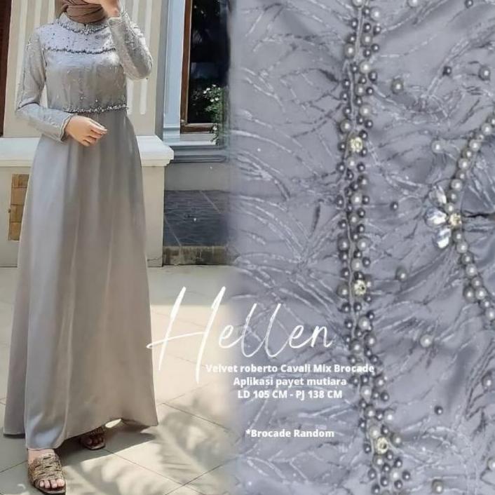 Helen Maxy Jumbo Sonia Dress Jumbo Dress Tile Mutiara Gamis Warna Wardah Gamis Warna Lilac Gamis Ser