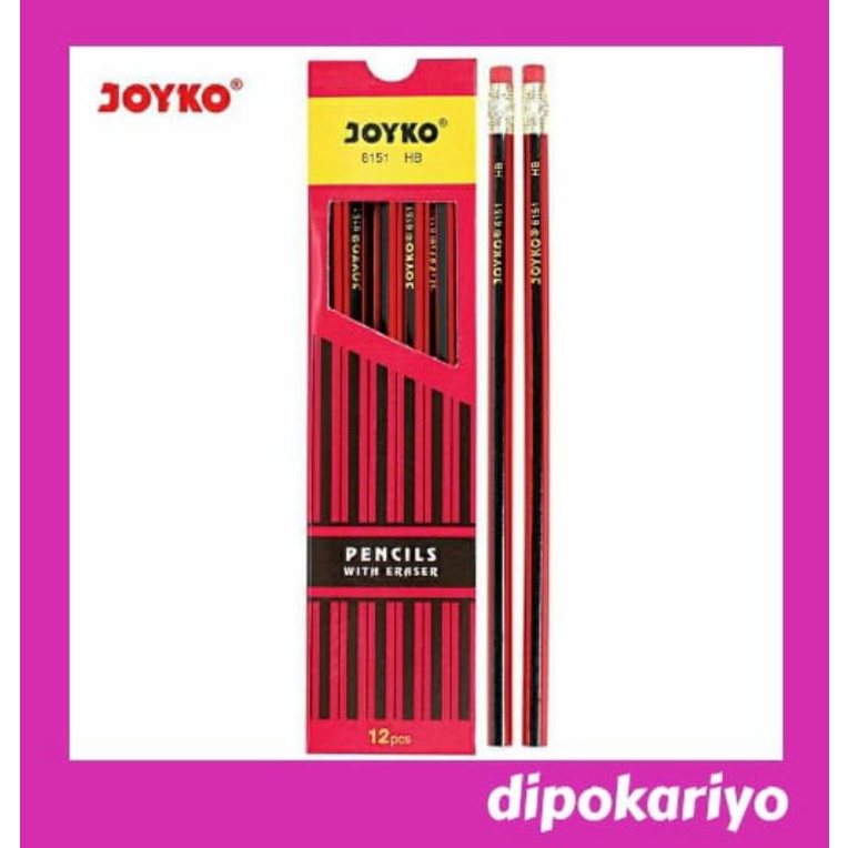 

HB 6151 Pensil Joyko Lusinan (12pcs)