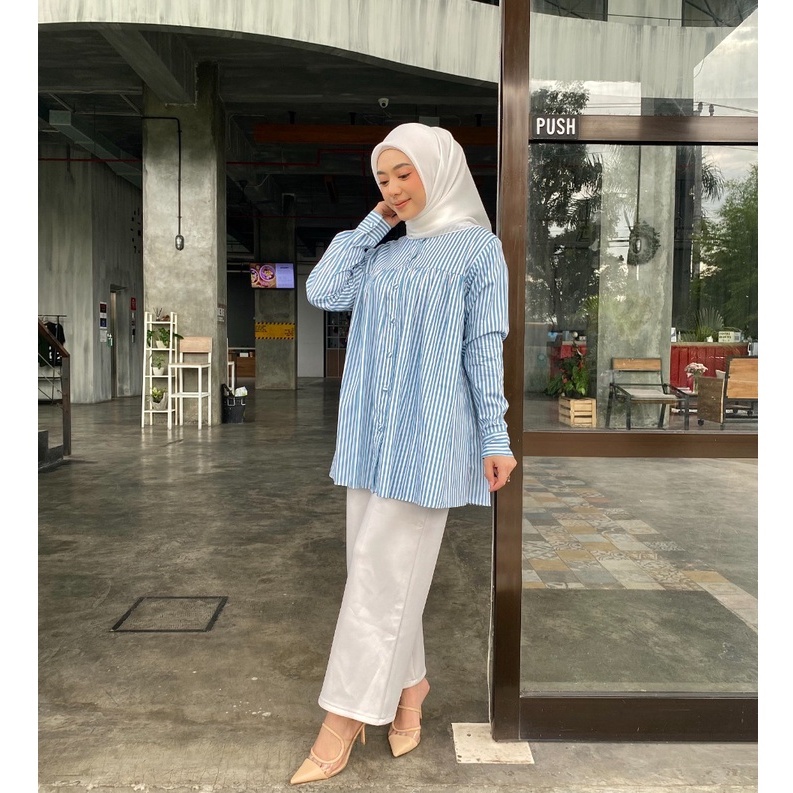 Radwah - Savina Top Stripe - Atasan Wanita