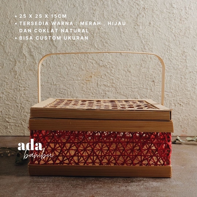 besek bambu | bambu besek | kotak hampers