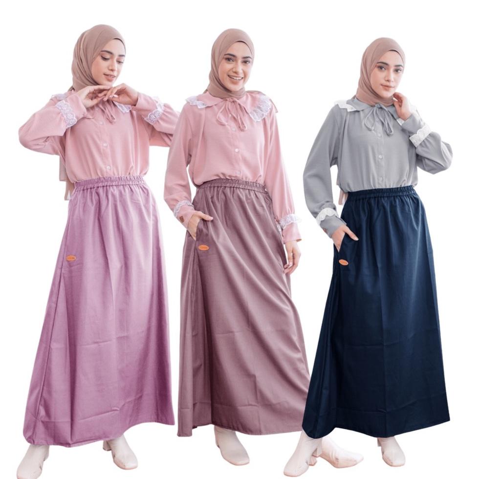 {BJM.21De22ᴷ} Ricis by khayra- Basic Skirt (Hanya Rok)