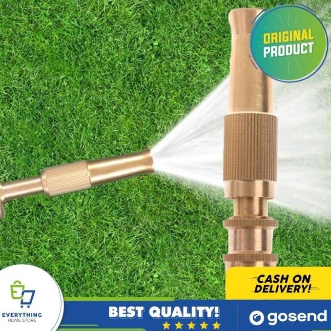 

FIT Semprotan Air Lurus Kuningan Taman Cuci Motor Mobil Spray Nozzle
