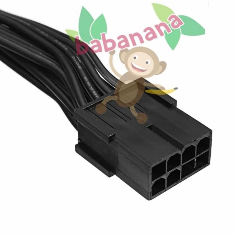kabel splitter pcie 8 pin to dual 6+2 pin cabang power vga mining gpu pci-e high quality premium
