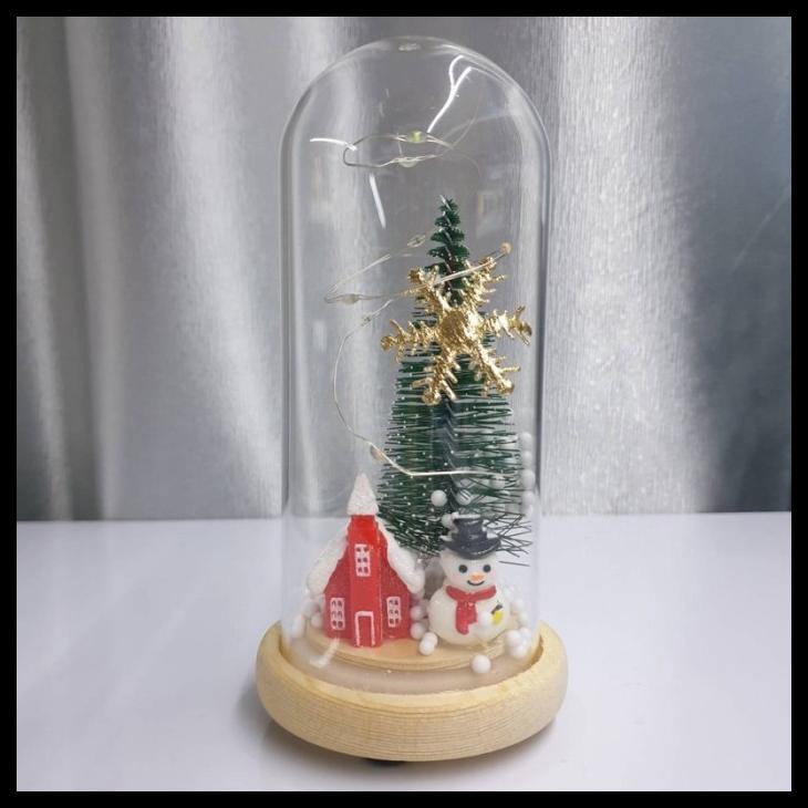 

Led Lampu Glassdome/Natal Santa Dekorasi Pajangan Christmas Gift