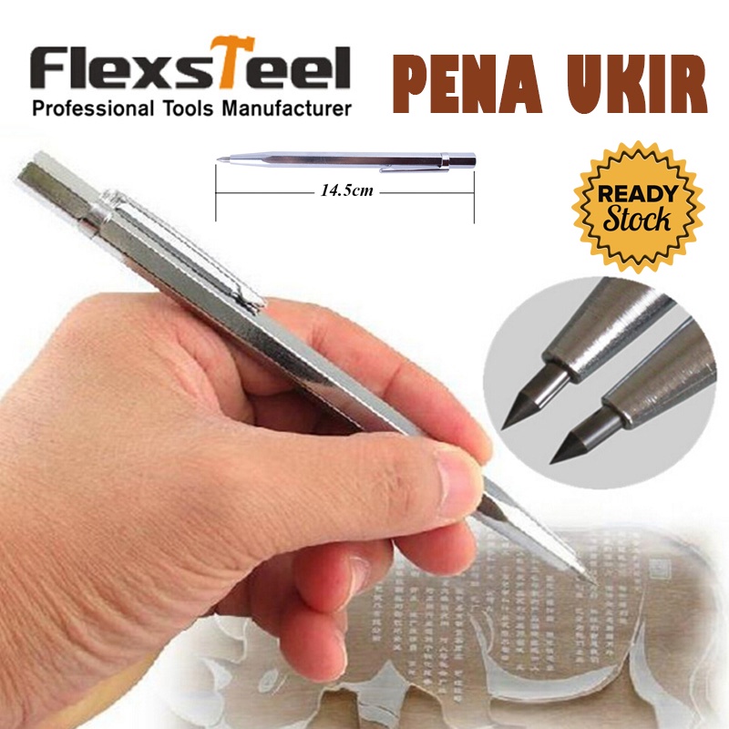

MI SHOPINN - PENA UKIR / PENITIK BESI UNTUK MENANDAI PERMUKAAN Bisa COD Kayu Besi Plastik Kaca Kulit Metal Scriber Tungsten Carbide Tip Engraving Pen Alat Ukir Craft Carving Gravir