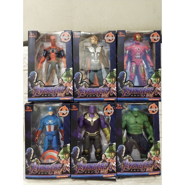 Mainan Anak Figure Super hero / Avenger 1set isi 6