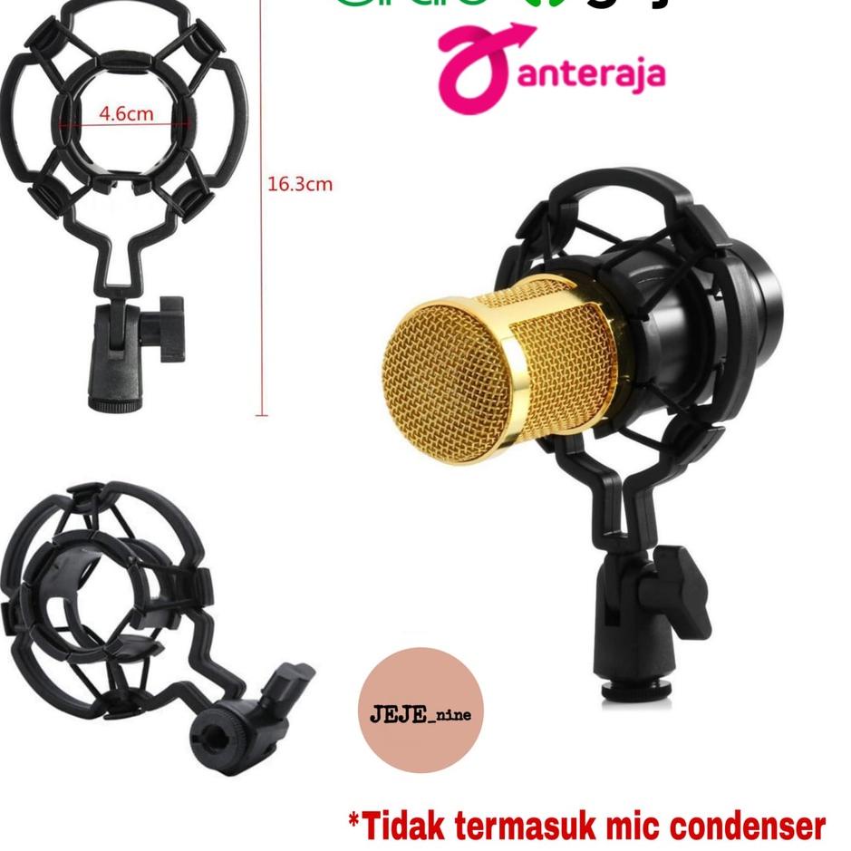 Lebih Berkualitas TERMURAH Pop Filter Mikrofon Double Layer/ Pop Shield Microphone/ Shockmount pop f