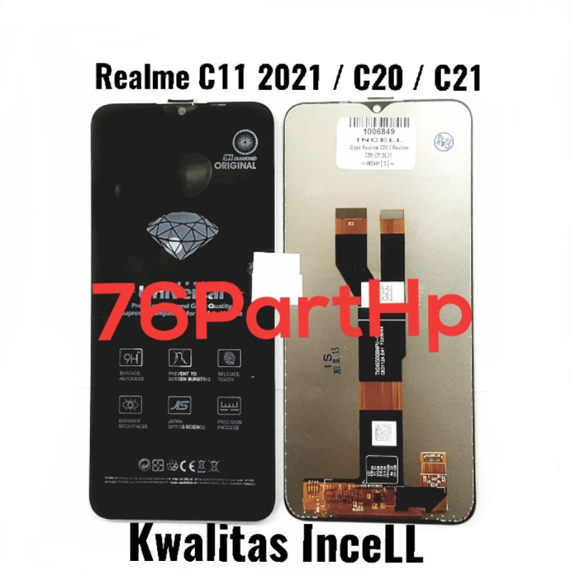 lcd Touchscreen Fullset kwalitas incell Realme C11 2021 - C20 - C21