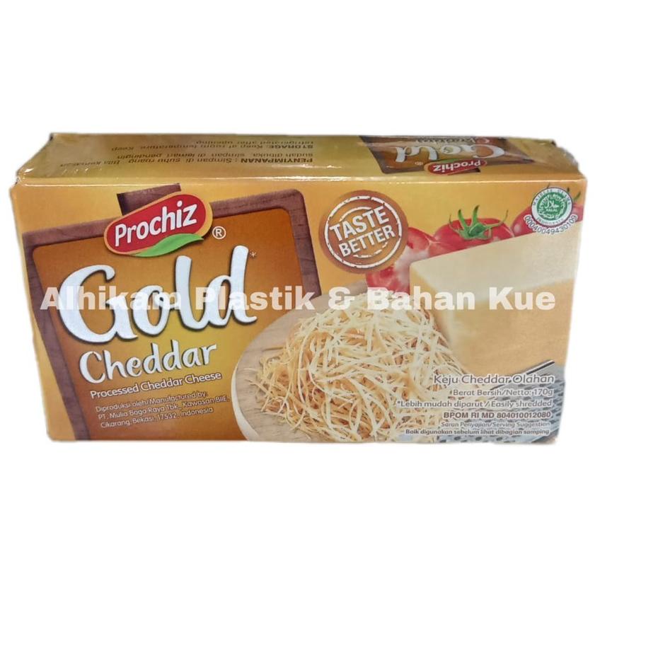 

㊎ Keju Prochiz Cheddar Gold 170gr Cheddar Cheese Keju Parut Cheddar Gold Keju gold Procis Gold ゅ