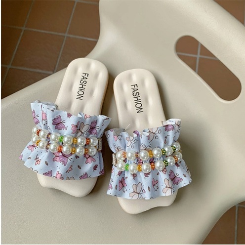 Sandal Anak Perempuan Motif Mutiara KEDUT KUPU MUTIARA 24-35 Import