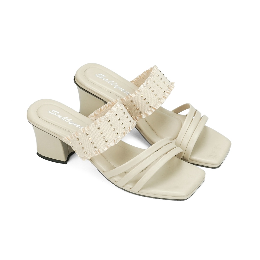 Heels Sandal Tali Wanita 5 cm - Claudia