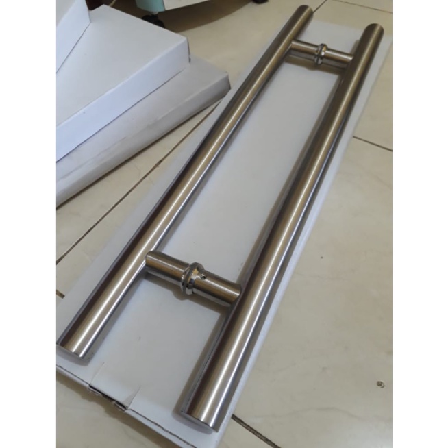 Pull Handle Pintu Stainless Panjang 35 cm Gagang Pintu Pipa Bulat