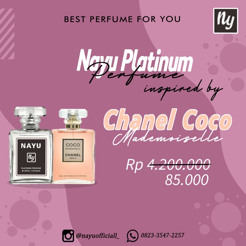 Nayu Platinum Parfume Channel Coco