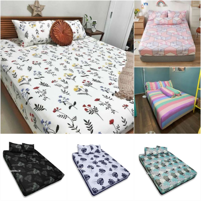 SPREI 180x200 KOTAK KARAKTER GROSIR