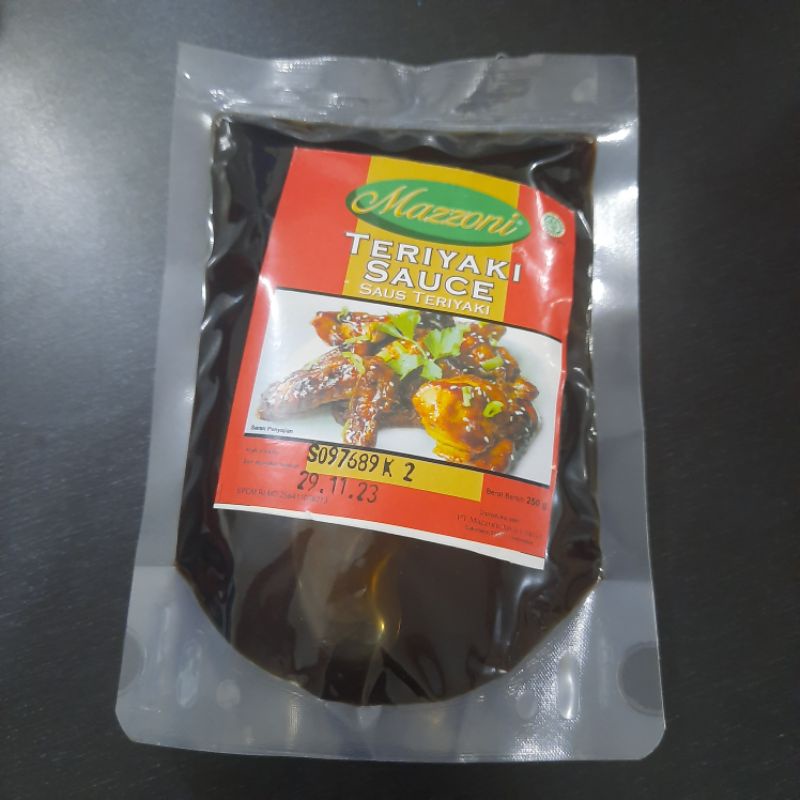 

Mazzoni Teriyaki Sauce 250gr/Saus Teriyaki 250gr Mazzoni Teriyaki 250g