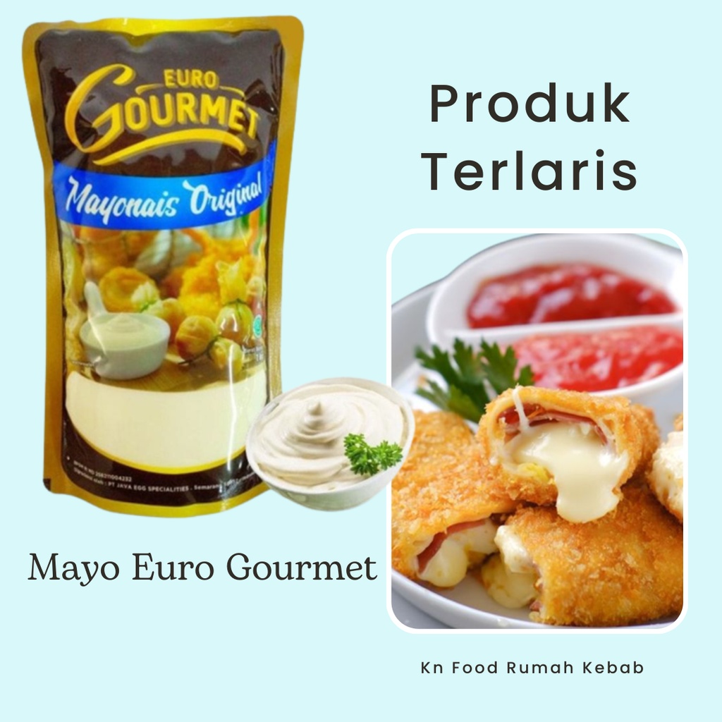 

Mayonaise Euro Gourmet 1 Kg - Mayonaise 1Kg - Mayones Euro Gourmet