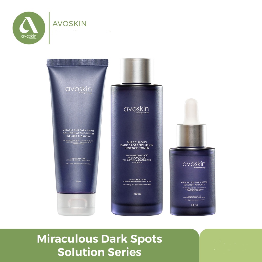 Avoskin Miraculous Dark Spots Solution Series (Noda Hitam/Bekas Jerawat)