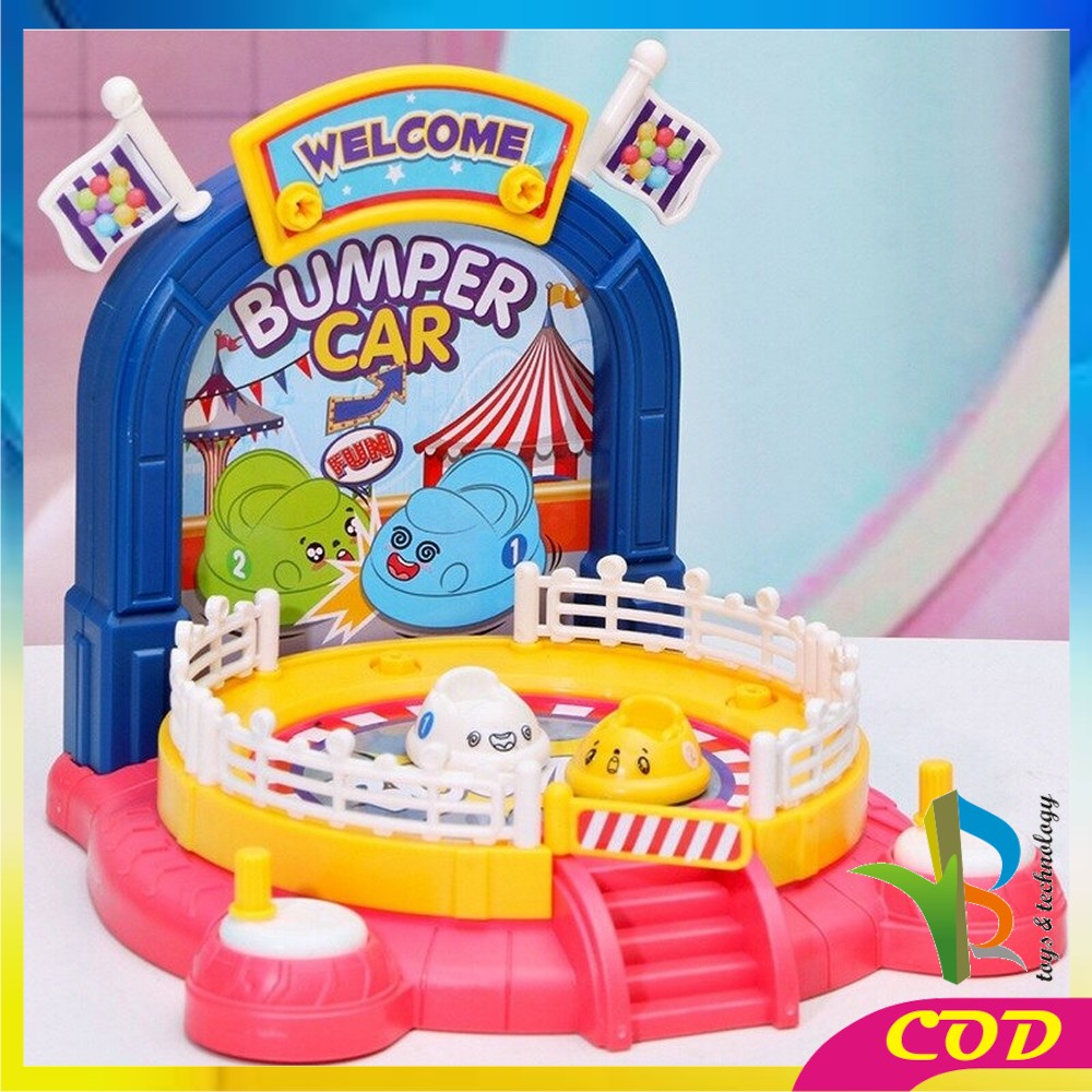 RB-M125 Mainan Anak Amusement Park Bombomcar Playset / Mainan DIY Anak / Mainan Mobil Mobilan