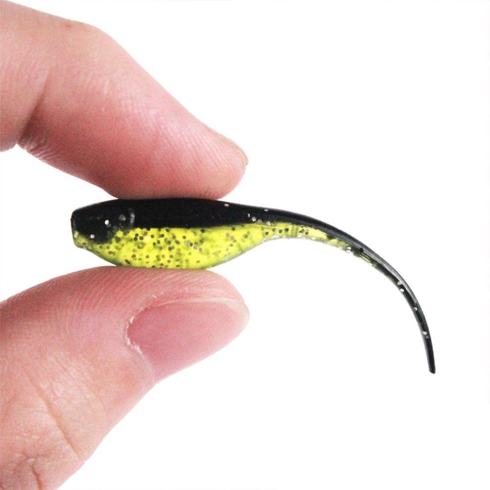 Top 50pcs/set Umpan Pancing Cacing New Artificial Carp Swimbait