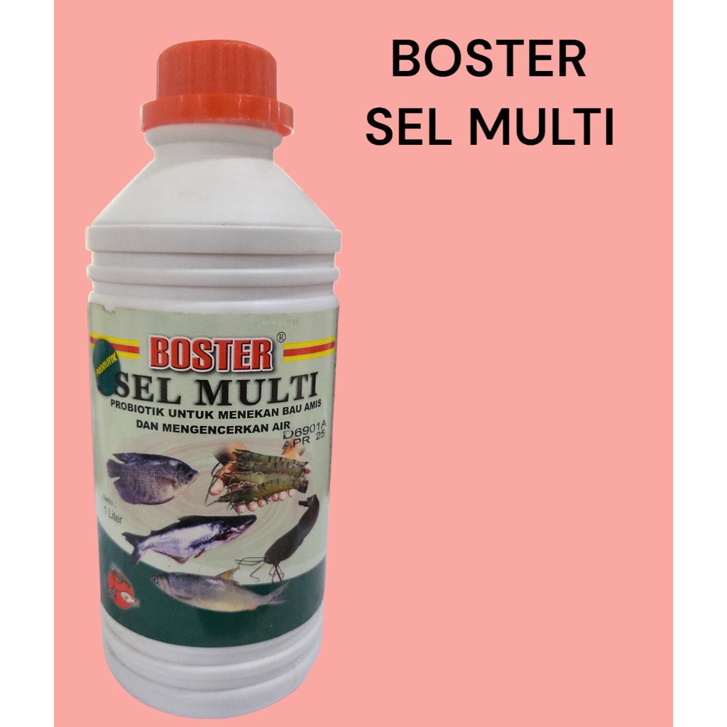 Boster Sel Multi Probiotik Mencegah Bau Amis 1 Liter ikan dan udang