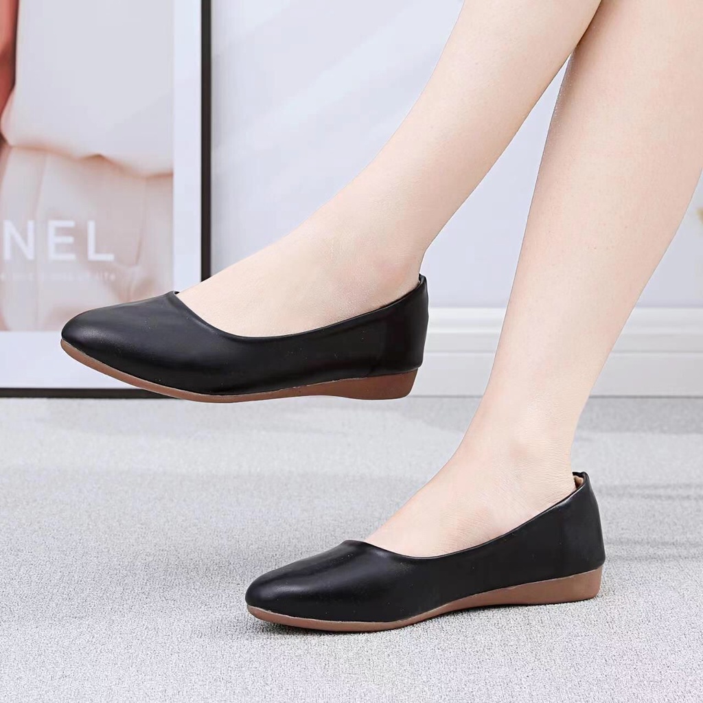 Sepatu Flatshoes Wanita QP217-01 Sepatu Import Premium Quality