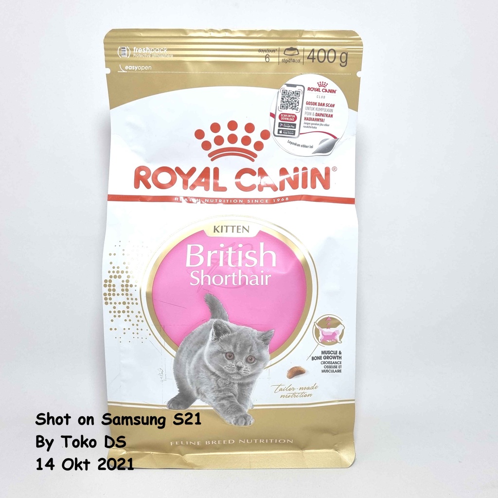 Royal Canin Freshpack Kitten British Shorthair 400gr - Makanan Kucing British SH