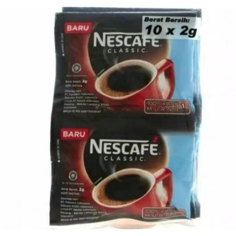 

kopi Nescafe klasik dalgona 10 x 2gr