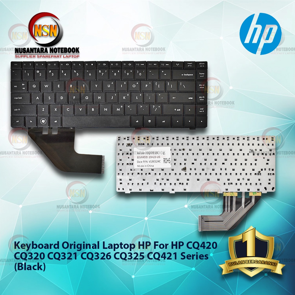 Keyboard Laptop HP CQ420 CQ320 CQ321 CQ326 CQ325 CQ421 Black Series