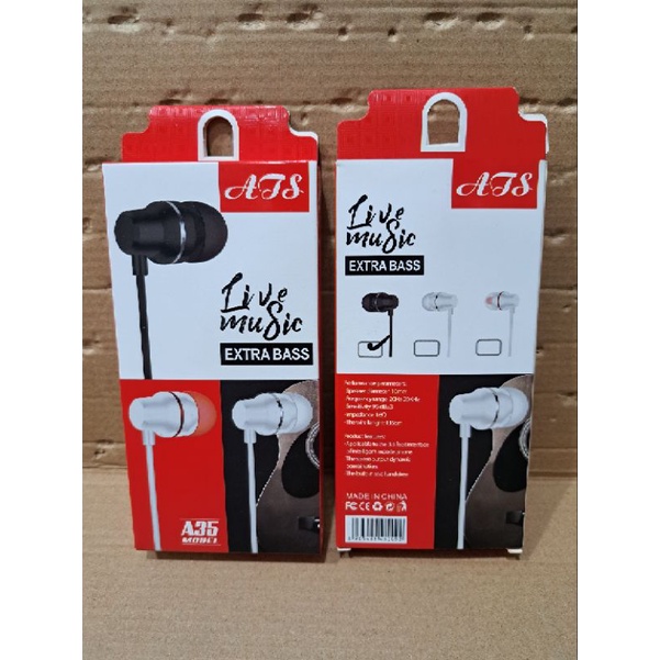 Headset Earphone Under Armour J Hi-Res Audio Extreme Bass UJ-02 Earphones Black Microphone