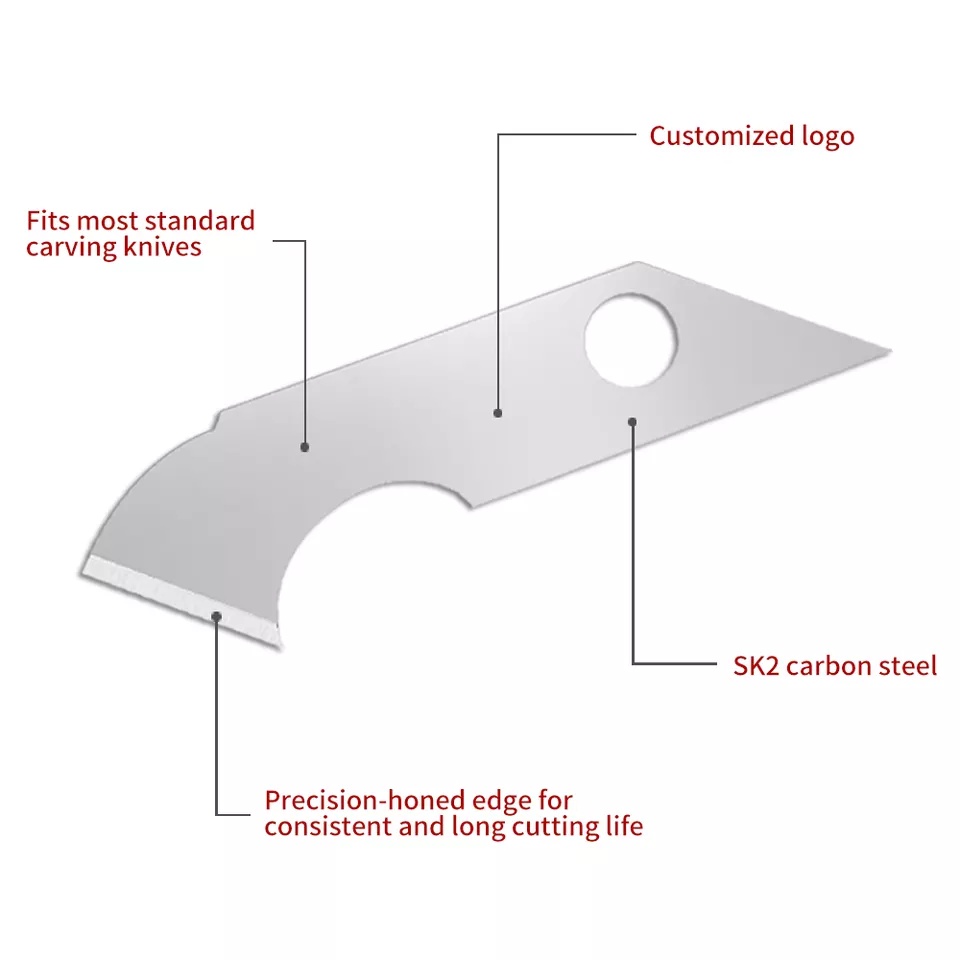 C-MART Cutter Acrylic Refill Blade / Isi Ulang Cutter Plastik SK5