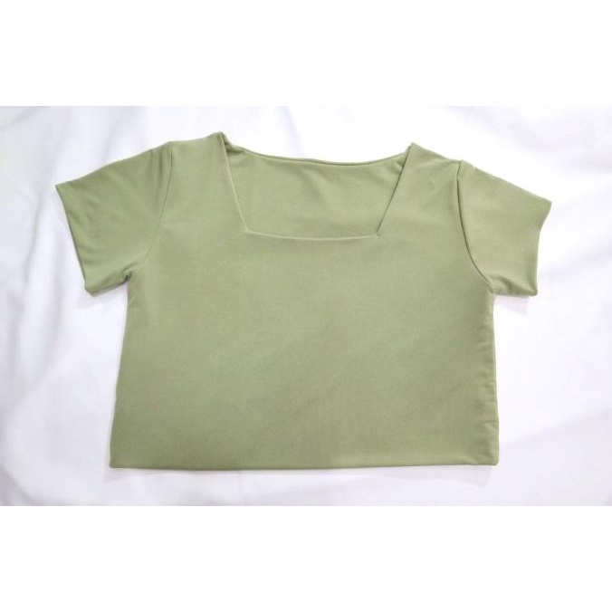 CROP TOP SQUARE JUMBO BIG SIZE KAOS CROP