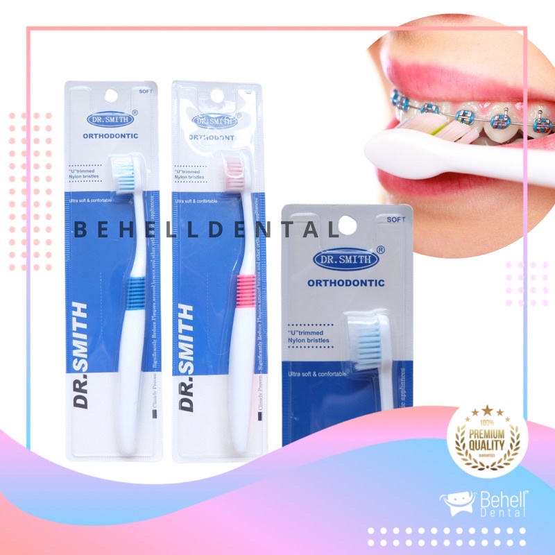 ORI SIKAT GIGI BEHEL DR SMITH CX3 - Tooth Brush Kawat Dental Ortho Bukan Travel - Toothbrush Penghilang Plak Bau Mulut BEHELLDENTAL ORIGINAL sikat gigi behel mirip Dr smith Dr.smith