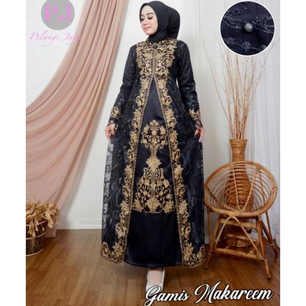 COD Realpic Jumbo Gamis Makarem Kharisma Original Pelangi Jaya Butik amurah