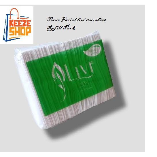 

[KODE PRODUK MHFPN4656] LIVI Tissue Facial Refill 1 pack 600 sheet