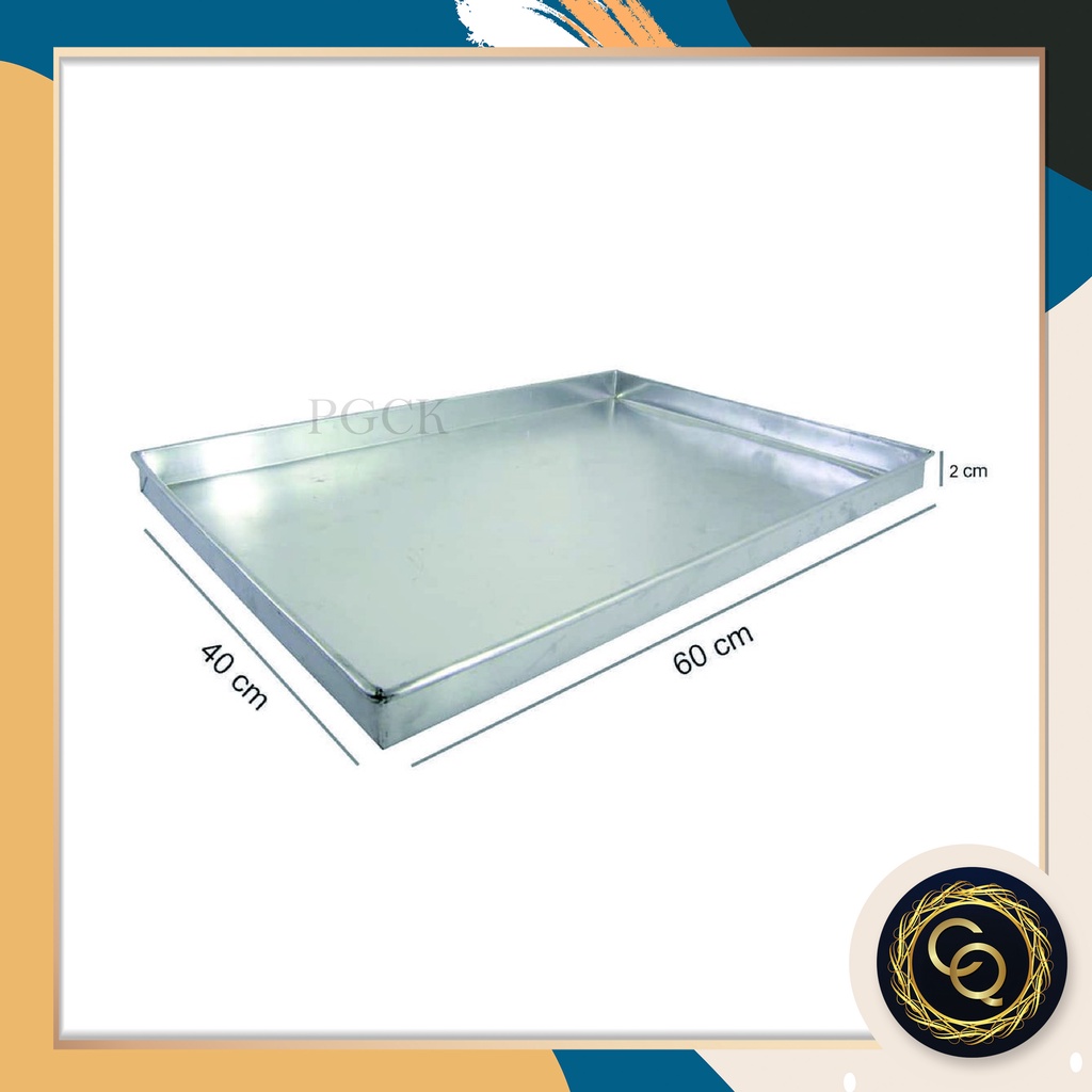 Loyang Oven Besar 40 x 60 / Loyang Persegi Aluminium Tebal