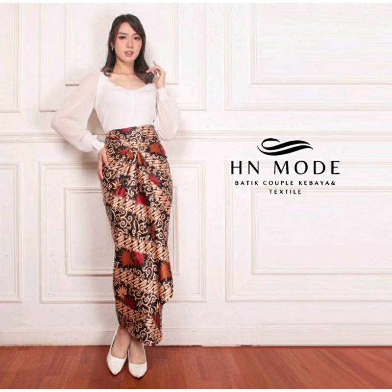 Real Pict - Rok Lilit Batik Motif Terbaru / Rok Floral / Rok Serut / Rok Batik / Rok Bawahan Kebaya / Rok Wisuda / Rok Rempel / Rok Plisket/ Rok Kondangan / Rok Pesta / Rok Lilit Instan / Rok Batik Murah Kebaya Modern dan Tradisional / Rok Batik HN Mode