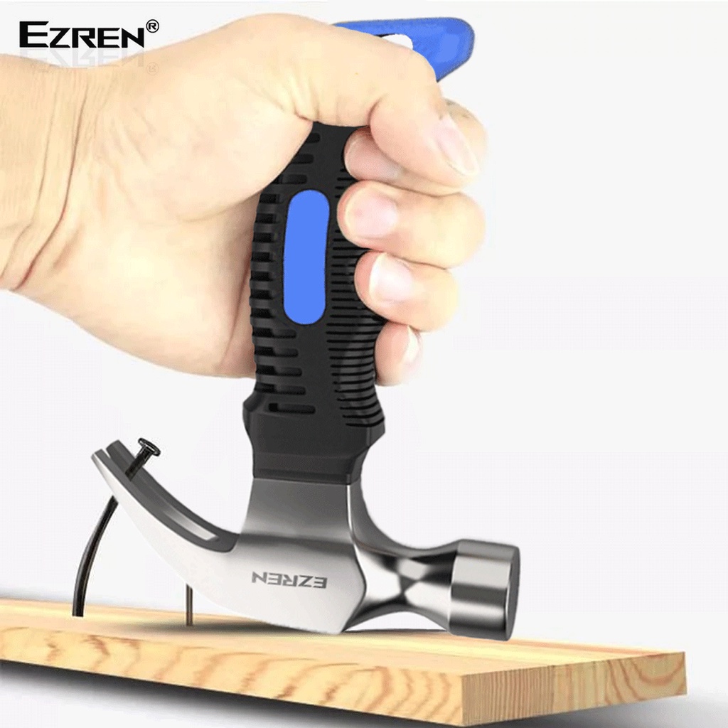 Ezren EZ-S8OZ Claw Hammer Palu Kambing Mini Steel Gagang Karet