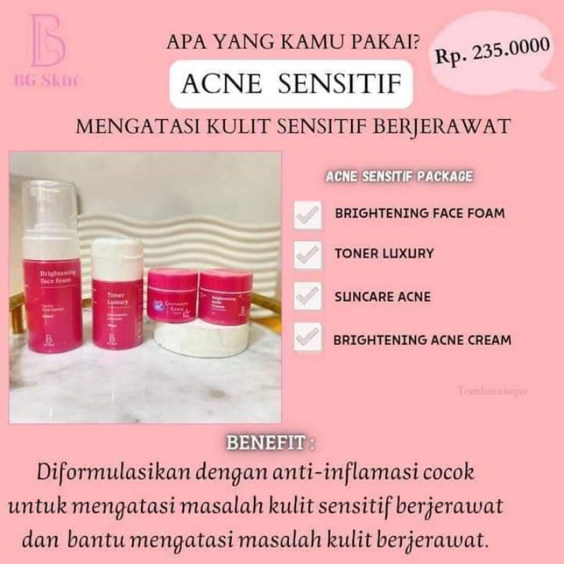 BG SKIN ACNE SENSITIF